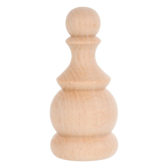 Dayesque Unfinished Wood Finials for Bed Posts Decorative Wooden Finials for Furniture, DIY Wood Finial Crafts for Home Decor
