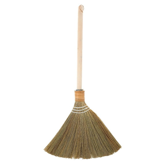 Handcrafted Miscellaneous Woven Broom with Soft Bristles, Removable Design for Easy Cleaning & Storage, Indoor Dust Cleaner