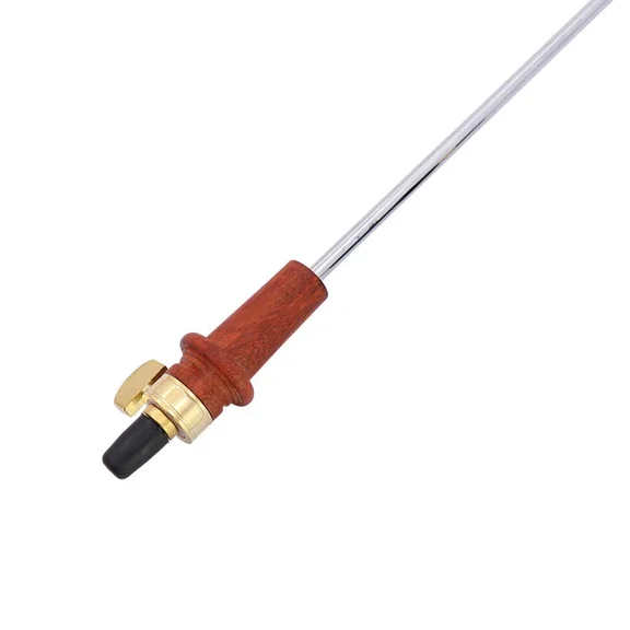 WEUVEB Cello Endpin Replacement Brown Wood Metal Easy Install Durable