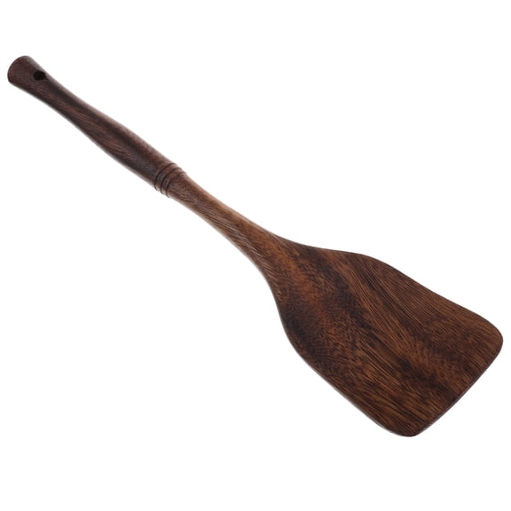 Dayesque Wooden Cooking Utensil Set with Handle, Turner, and Flat Spatula for Non-Stick Pans, Wok Stirring, and Kitchen Mixing
