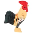 thumbnail image 1 of WEUVEB Handcrafted Yellow Wooden Rooster Figurine Decorative Animal Sculpture for Unique Home Decor, 1 of 8