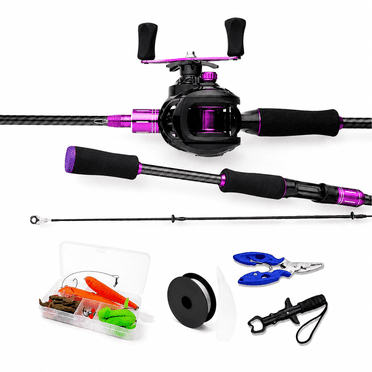 Naeqieo 70 inch Fishing Rod and Reel Combos, EVA Material Grip ...