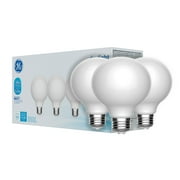 GE LED Light Bulbs, 60 Watt Equivalent, Daylight, G25 Globe Bulbs, Medium Base, 13yr, 3pk