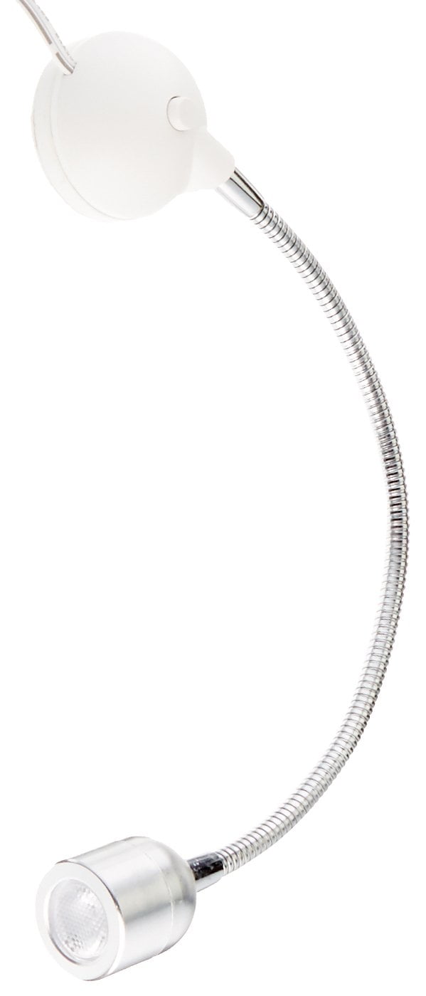Ultra Bright White & Silver LED Sewing Lamp with Flexible Arm