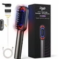 thumbnail image 1 of DayIn Electric Scalp Massager & Hair Oil Applicator, Red Light Comb, Cordless, Gray, 1 of 10