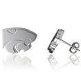thumbnail image 1 of Dayna Designs Kansas State Wildcats Team Logo Silver Post Earrings, 1 of 6