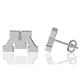thumbnail image 1 of Dayna Designs Minnesota Golden Gophers Team Logo Silver Post Earrings, 1 of 1