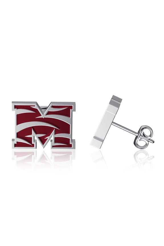 Morehouse Maroon Tigers Enamel Post Earrings