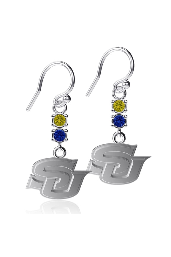 Southern University Jaguars Dangle Crystal Earrings