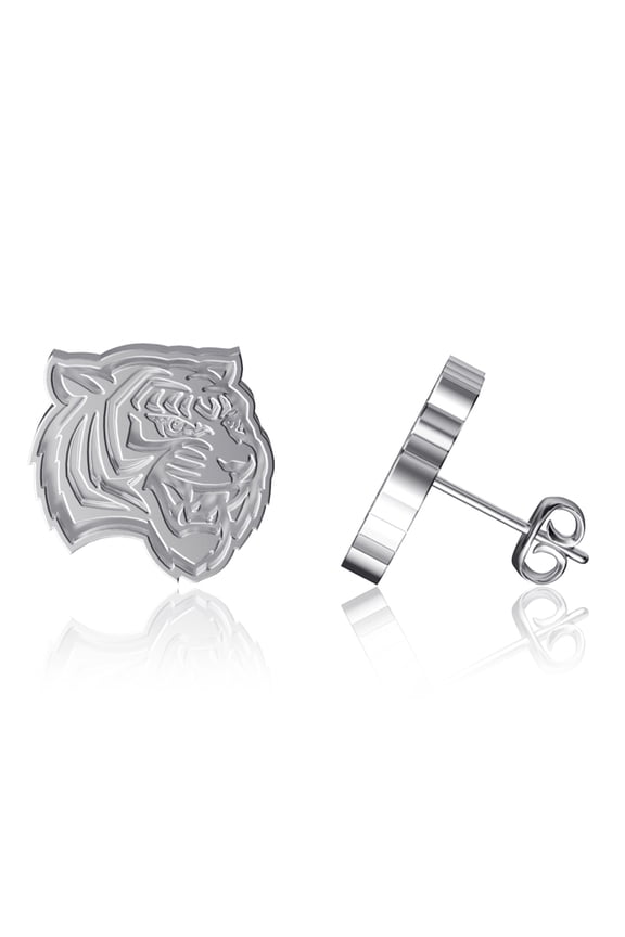 Tennessee State Tigers Team Logo Silver Post Earrings