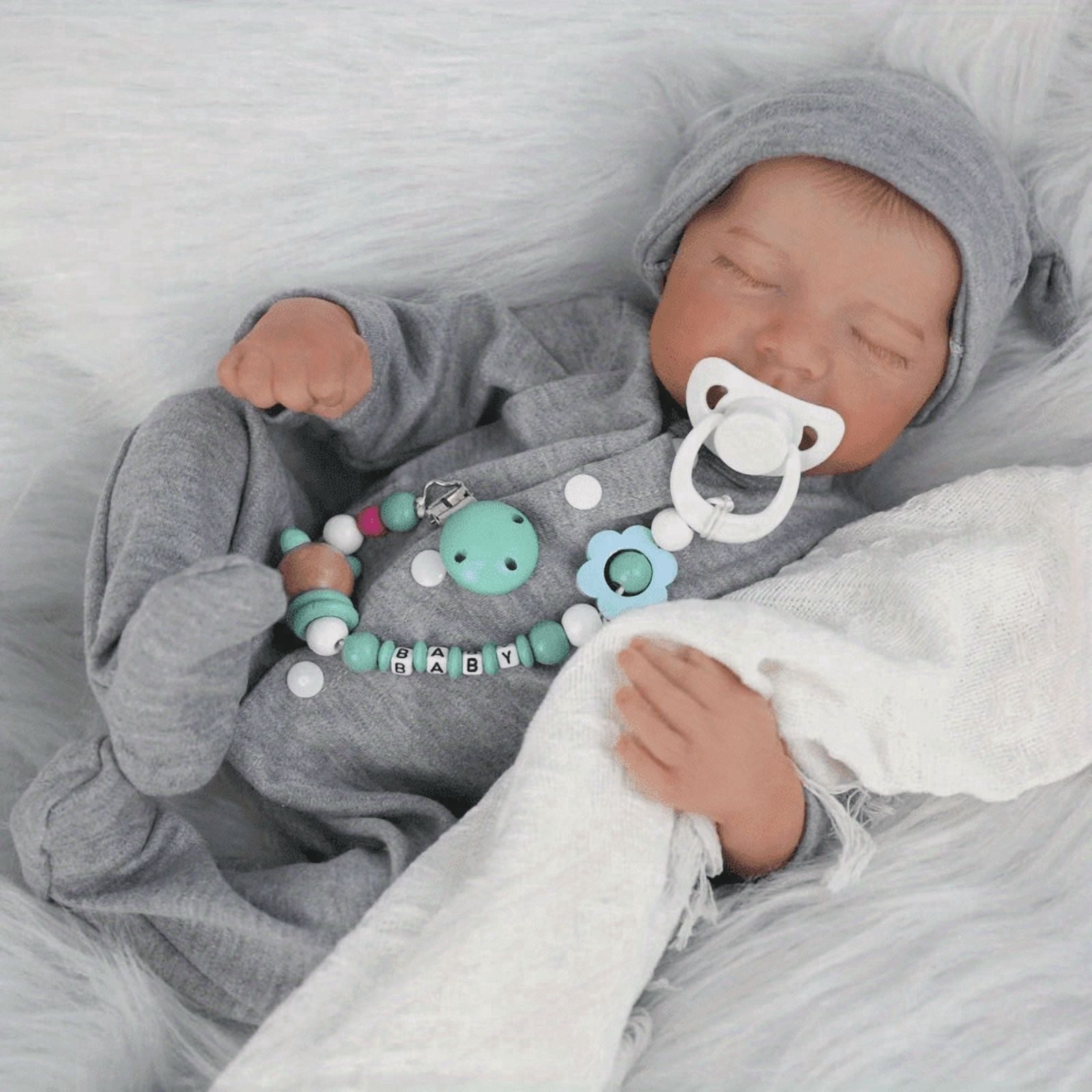 Dayoff Kids 18 Inch Lifelike Reborn Baby Dolls -Realistic Baby Doll With Clothes(No Accessories)For Kids Age 3+