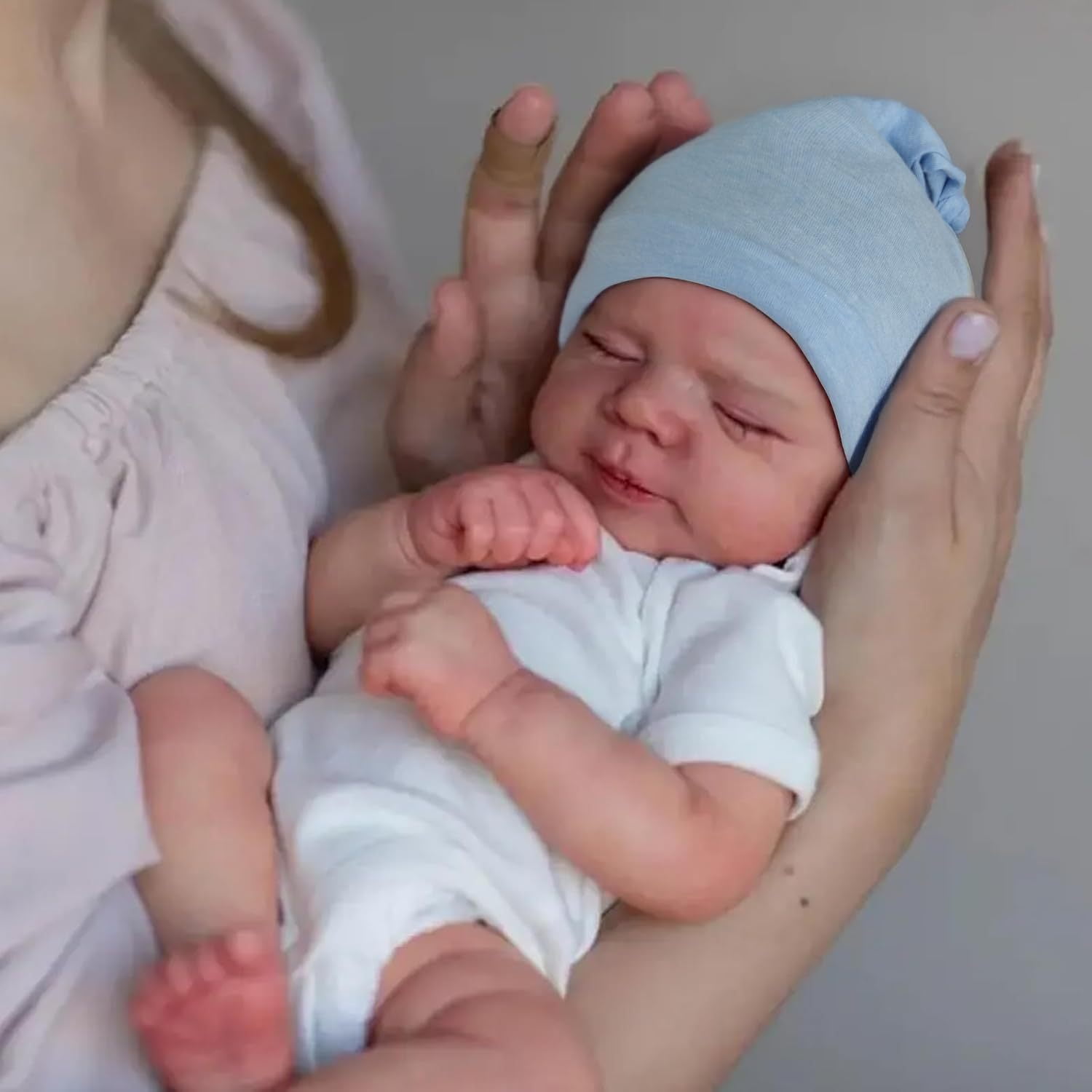 Dayoff Kids 18 Inch Lifelike Reborn Baby Dolls -Realistic Baby Doll With Clothes(No Accessories)For Kids Age 4+
