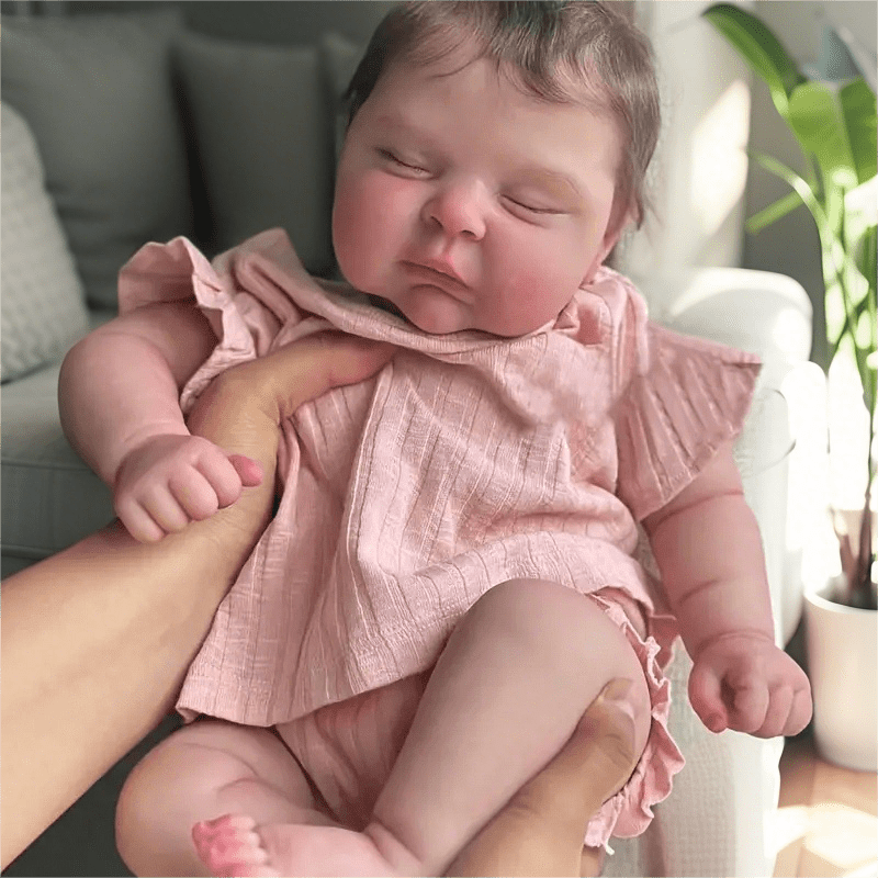 Dayoff Kids Lifelike Reborn Baby Dolls - 18 Inch Cloth Body Realistic Baby Doll (No Accessories) For Kids Age 3+