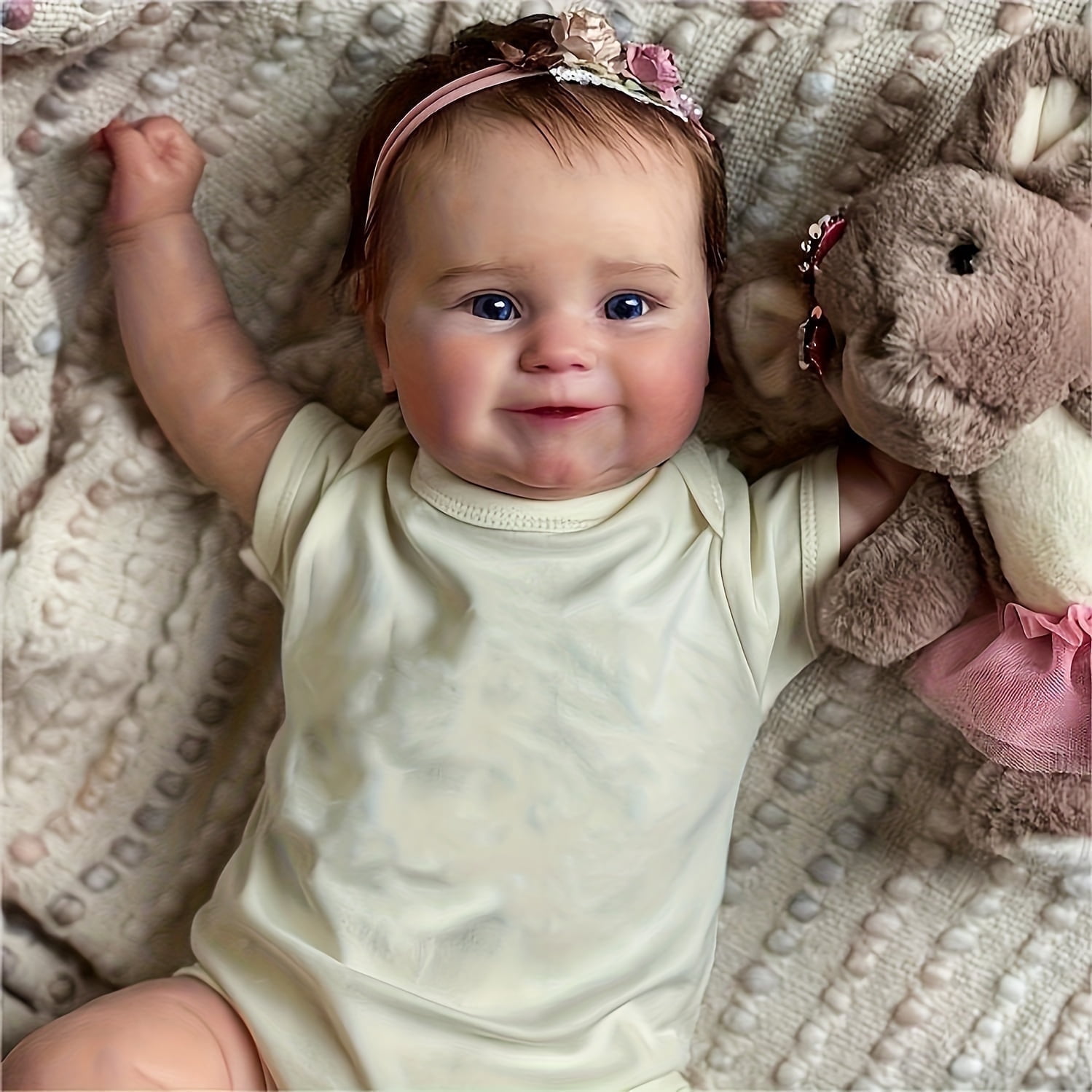 Dayoff Kids Lifelike Reborn Baby Dolls - 19 Inch Realistic Baby Doll (No Accessories) For Kids Age 3+