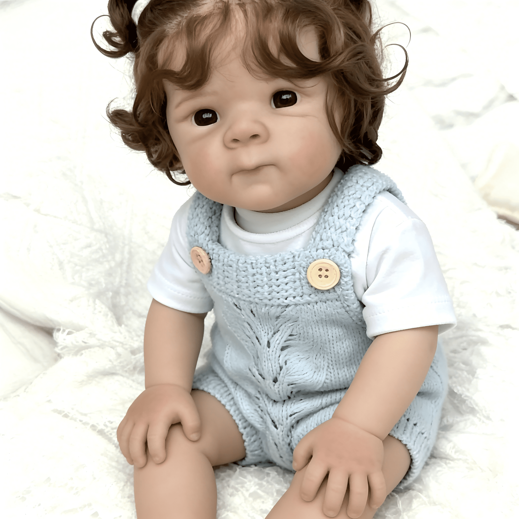 Dayoff Kids Lifelike Reborn Baby Dolls - 18 Inch Realistic Baby Doll (No Accessories) For Kids Age 3+