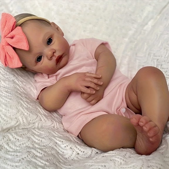 Dayoff Kids Lifelike Reborn Baby Dolls - 18 Inch Realistic Baby Doll (No Accessories) For Kids Age 3+