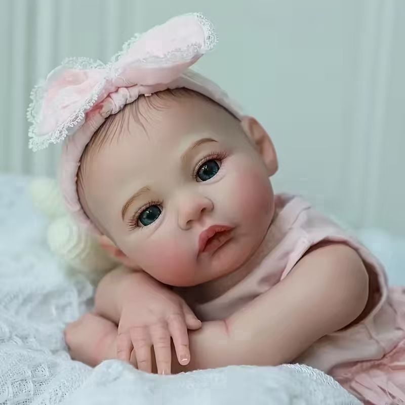 Dayoff Kids Lifelike Reborn Baby Dolls - 18 Inch Realistic Baby Doll (No Accessories) For Kids Age 3+