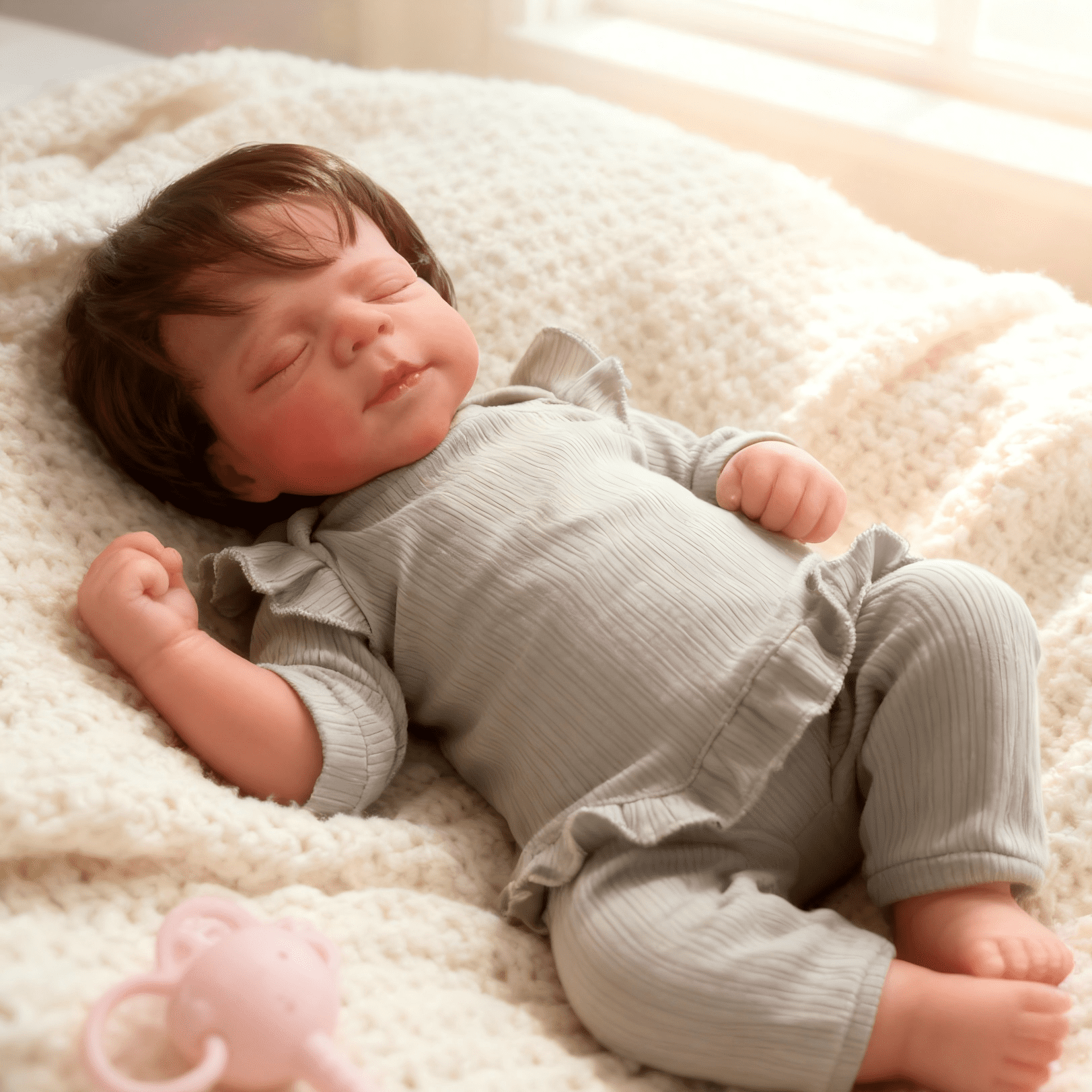 Dayoff Kids Lifelike Reborn Baby Dolls - 19 Inch Realistic Baby Doll (No Accessories) For Kids Age 3+