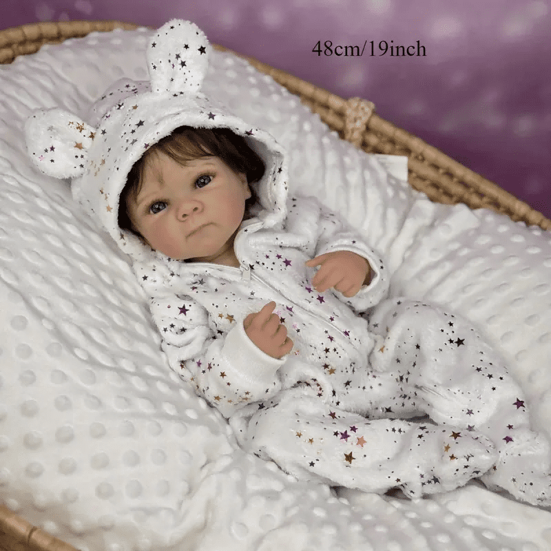 Dayoff Kids Lifelike Reborn Baby Dolls - 19 Inch Realistic Baby Doll (No Accessories) For Kids Age 3+