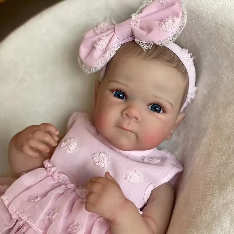 Dayoff kids 18 Inch Reborn Baby Doll,Realistic Newborn Baby Dolls with Clothes(No Accessories)