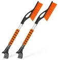 thumbnail image 1 of Dayooh 27'' 3-in-1 Car Snow Broom and Ice Scraper Tool with Ergonomic Foam Grip, 2 Pack, 1 of 6