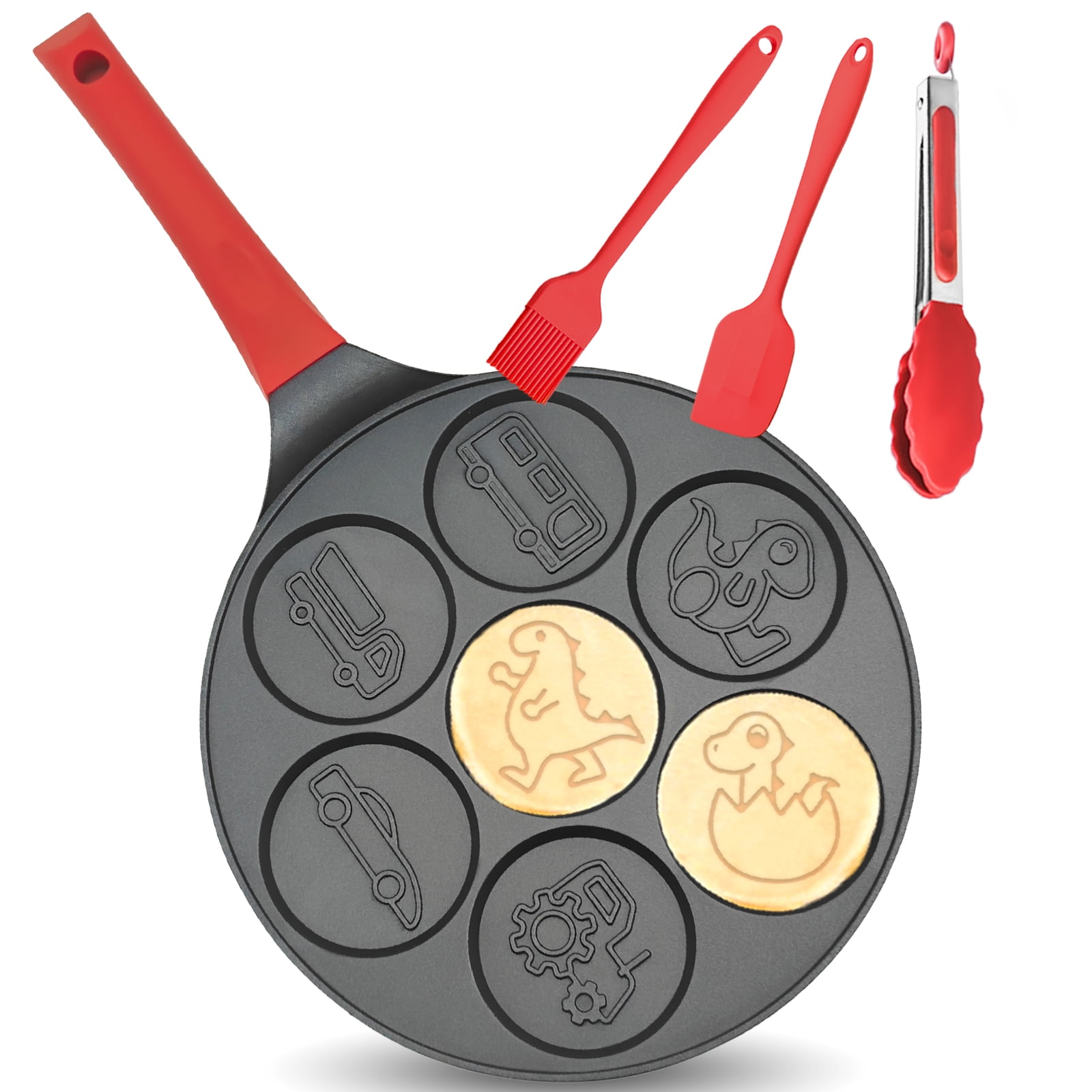 Dayooh Frying Pan Non Stick Pancake Pan Omelet Flipping Pan Egg Pan 7