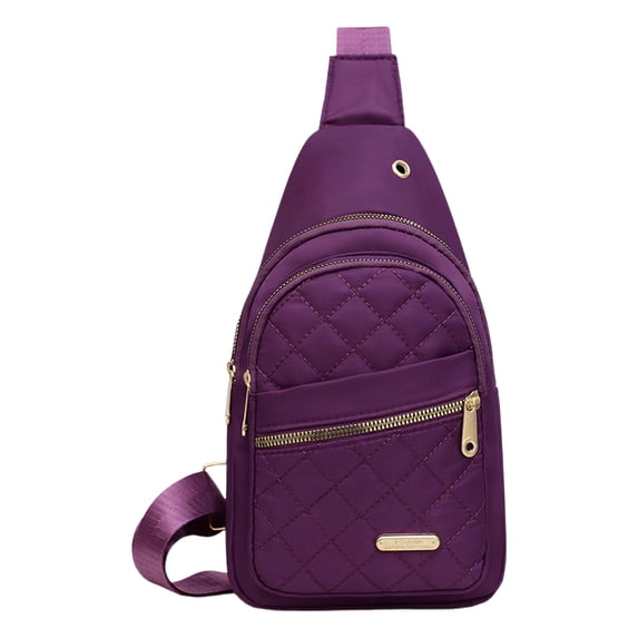 Daypack CrossBody Bag For Women Small Sling Backpack Travel Hiking Chest Bag With Adjustable Shoulder Strap