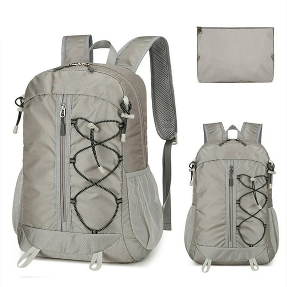 Daypack, Rucksack, Lightweight Foldable Outdoor Backpack, Water Repellent, Large Capacity, for Hiking Travel, 1-Pack
