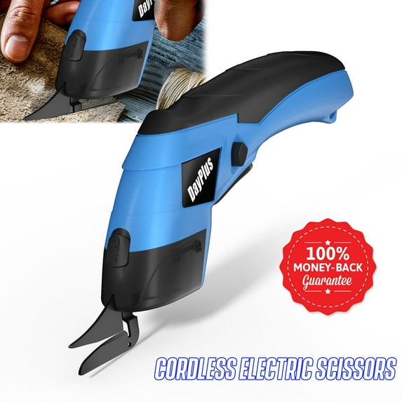 Dayplus 11000RPM Cordless Electric Scissors Automatic Shears Cutting Fabric Cutter Tool Electric Fabric Cutter for Scrapbooking Quilting and Sewing