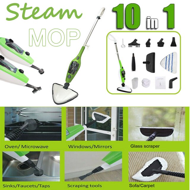 Dayplus 1300W Steam Mop Cleaner 10in1 w/ Convenient Detachable