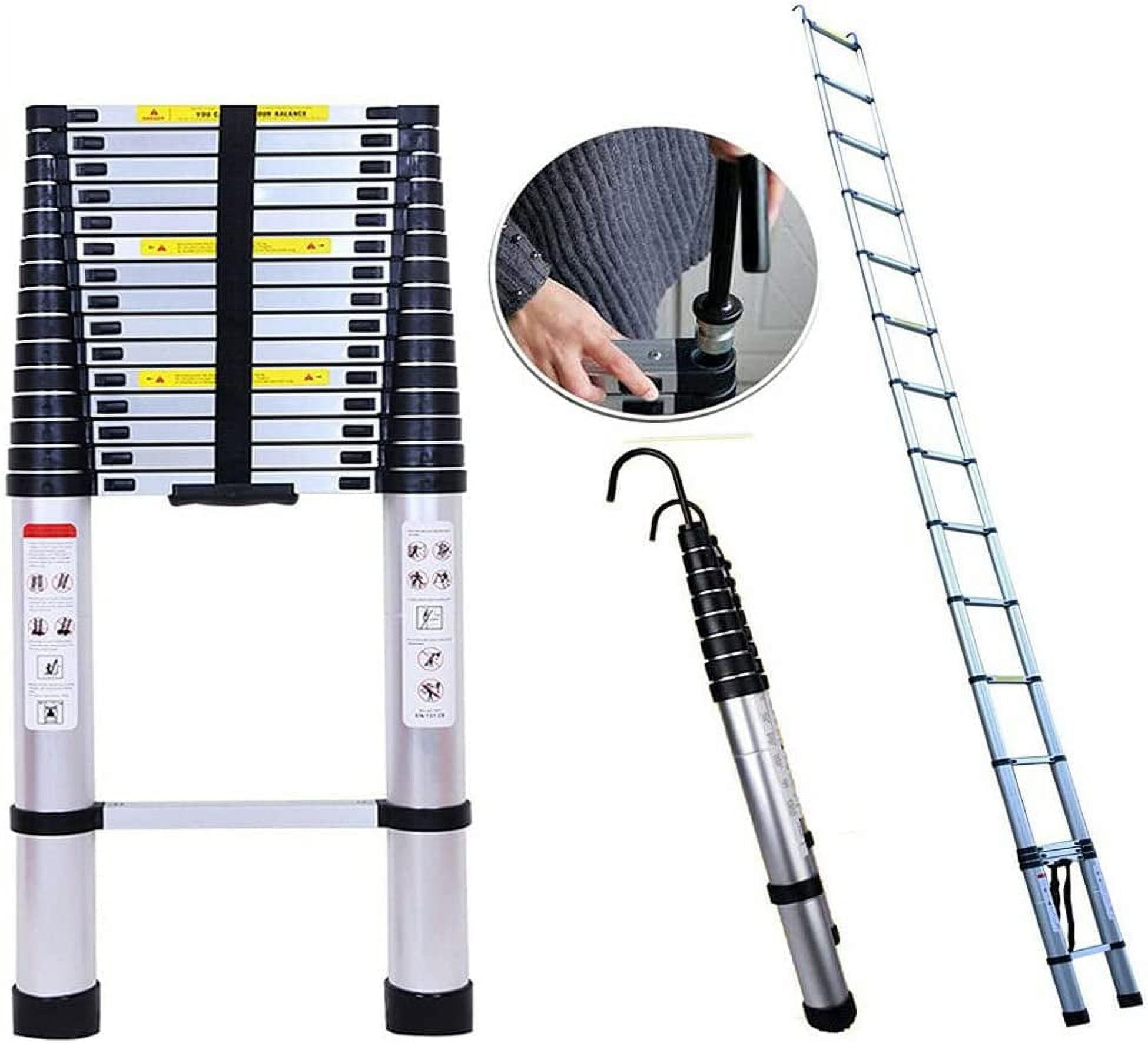 Dayplus 6.2M Portable Telescopic Aluminum Ladder Kuwait | Ubuy