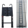 thumbnail image 1 of Dayplus Aluminum Telescopic Extension Ladder W/ Strong Hook Heavy Duty 12.5FT, 1 of 5