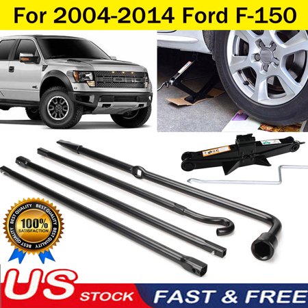 Dayplus Fit 2008 2007 2006 Ford F-150 Spare Tire Tool & 2Ton Scissor Jack Repairment Kit