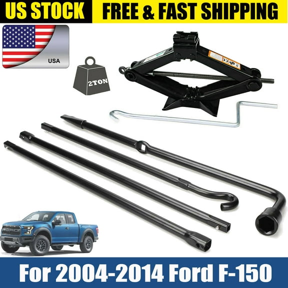 Dayplus Replacement For Jack 2004-2013 Ford F150 Spare Tire Tool Bag W/ Scissor Jack