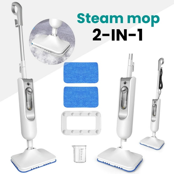 Dayplus Steam Cleaner Electric Steam Mop, 5 in 1 Floor Cleaner 2 Variable Speed Electric Mop Floor Steamer with 400ML Water Tank, Floor Mop Floor Steamers for All Floors, Kills 99.9% of Bacteria