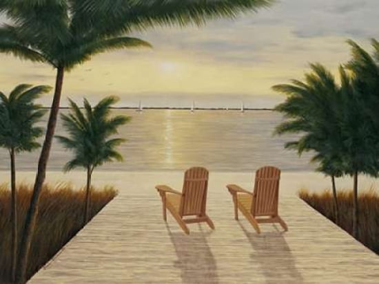 Days End Canvas Art - Diane Romanello (18 x 24)