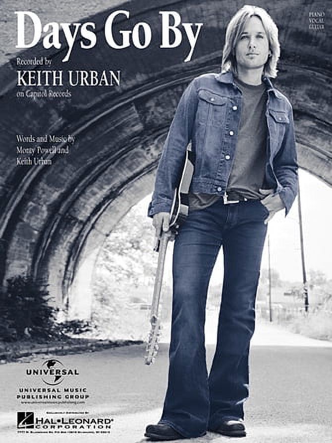 Days Go By (Keith Urban) Piano Vocal (Sheet Music/Songbook)