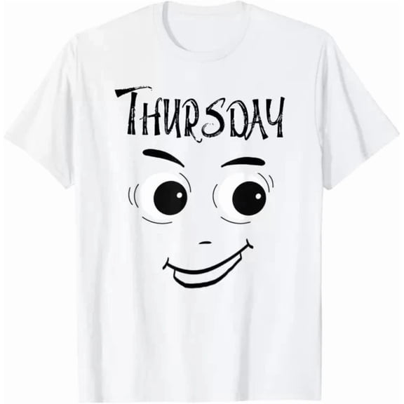 Days Of The Week Tshirt 'Thursday' Distressed Shirt