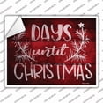 thumbnail image 1 of Days Until Christmas Novelty Rectangle Sticker Decal Medium, 1 of 2