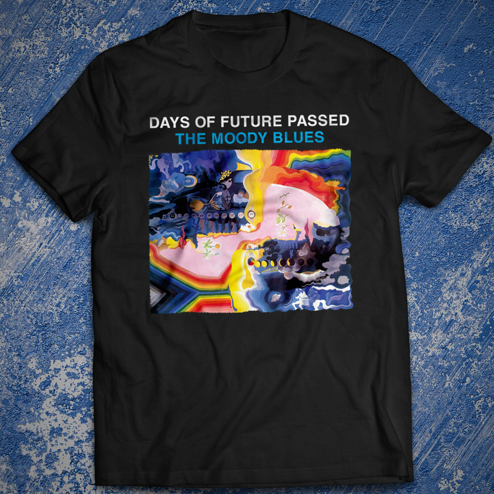 Days of Future Passed Rock Music Cotton shirt The Moody Blues Vintage