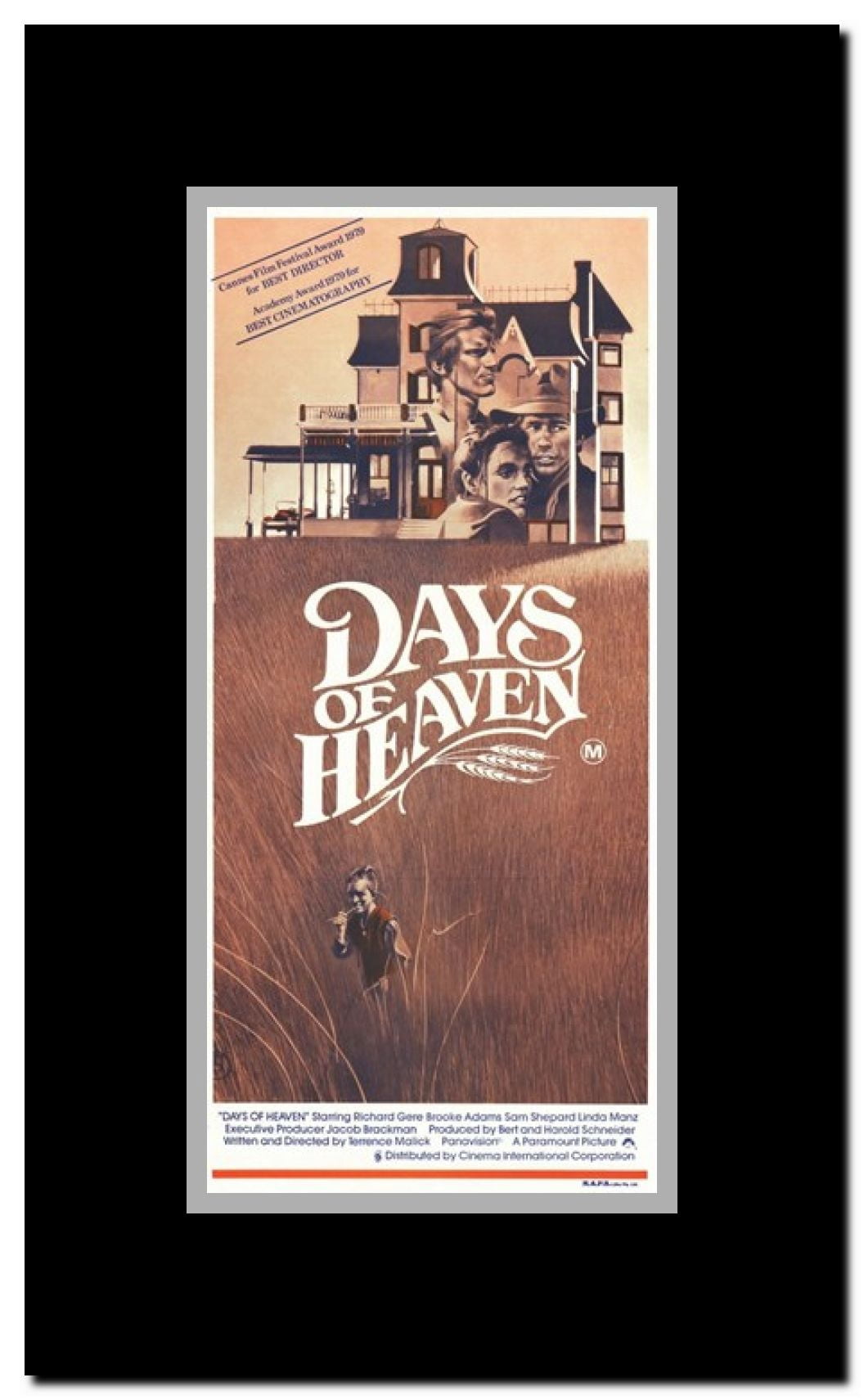 Days of Heaven Framed Movie Poster