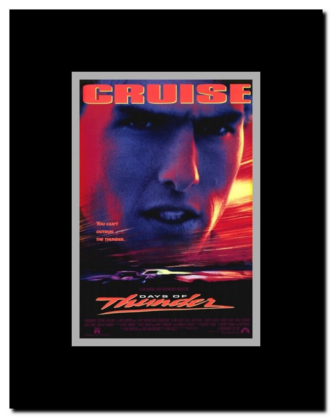 Days of Thunder Framed Movie Poster