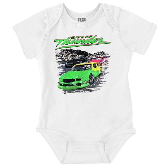 Days of Thunder Retro Racing Movie Bodysuit Jumper Boys Infant Baby Brisco Brands 24M