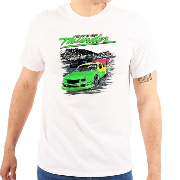 Days of Thunder Retro Racing Movie Men's Graphic T Shirt Tees Brisco Brands S