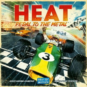Heat: Pedal to The Metal Family Racing Board Game for Ages 10+, from Asmodee