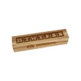 thumbnail image 1 of Days of the Week Monday Start Bold Header Calendar Goal Habit Tracker Rectangle Rubber Stamp Stamping Scrapbooking Crafting - Small 2.50in, 1 of 7