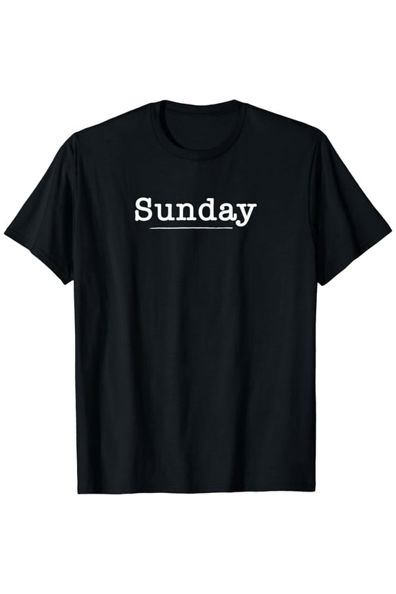 Days of the Week Sunday T-Shirt
