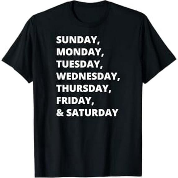 Days of the Week T-Shirt