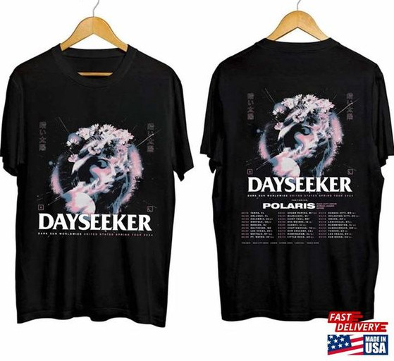 Dayseeker Dark Sun Spring 2024 Tour Shirt Band Fan Unisex
