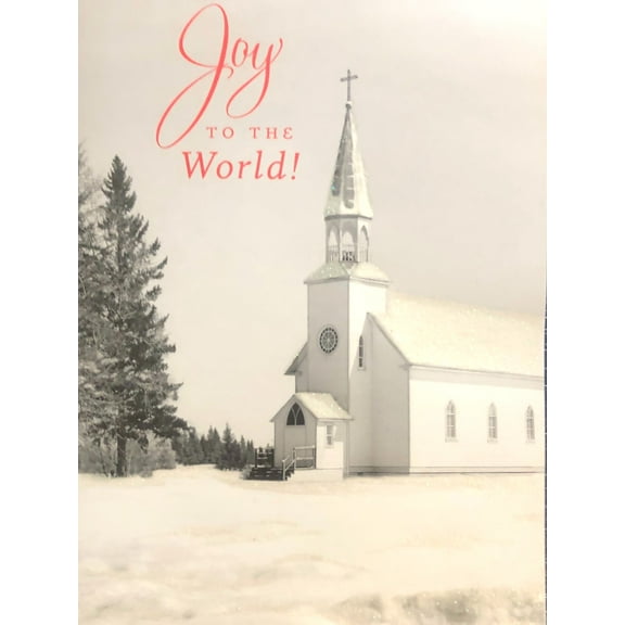 Dayspring 18 Joy To The World Church Schoolhouse Holiday Christmas Cards